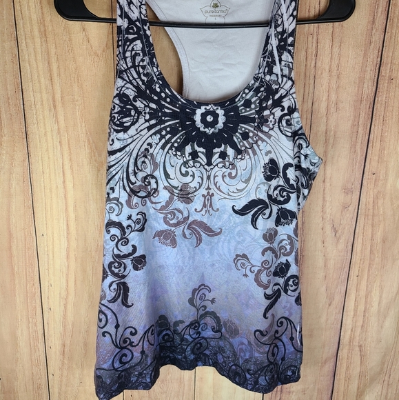 Pure Karma Active Tank Top With Boho Pattern - Picture 3 of 16